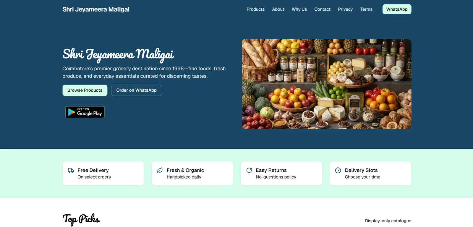 shrijeyameeramaligai.com